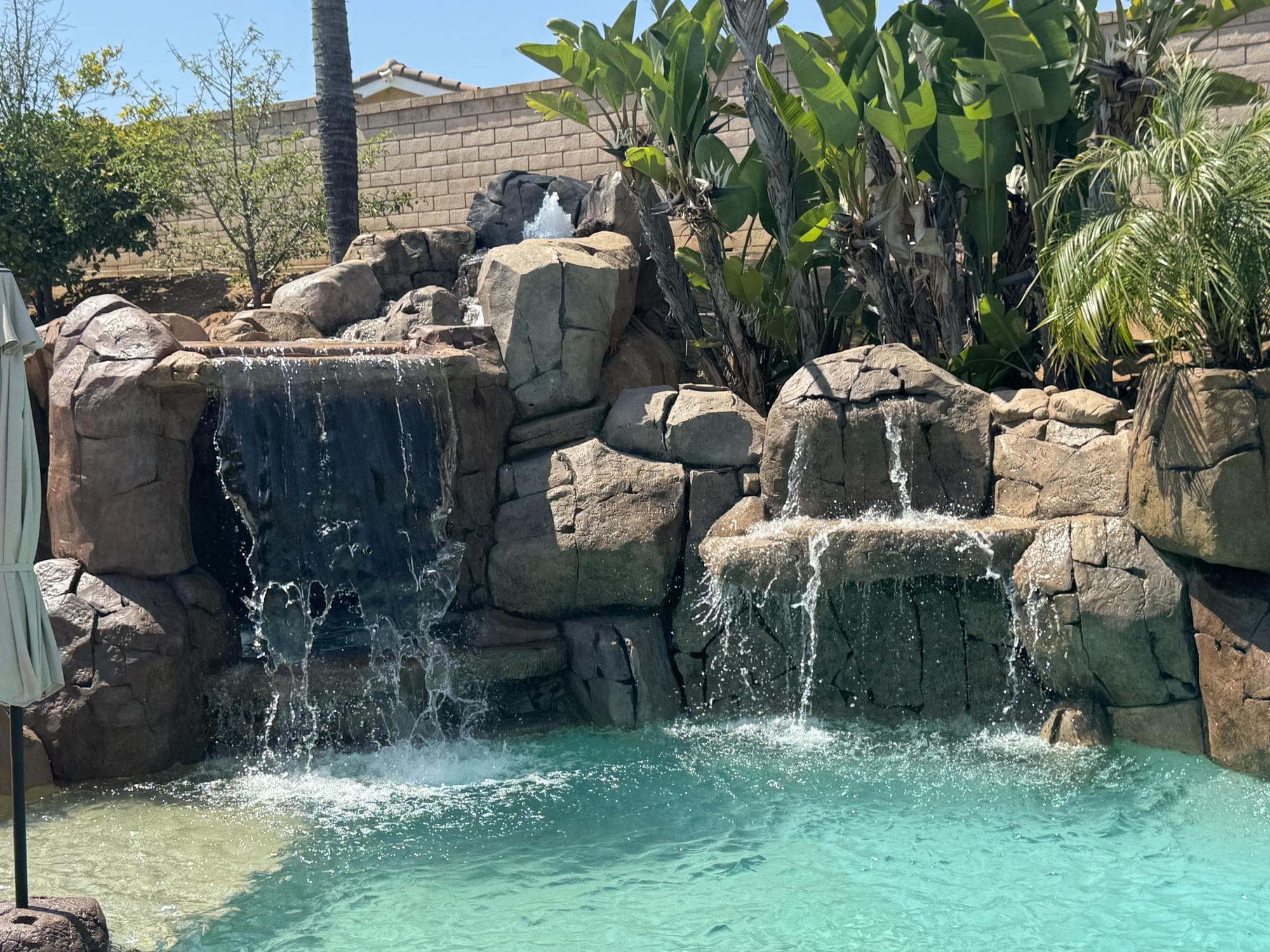Natural Stone Waterfall